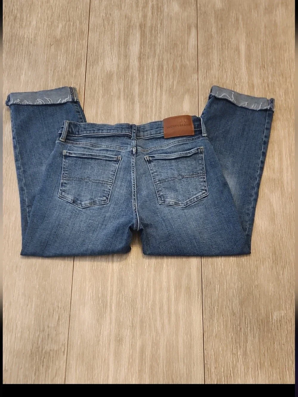 Lucky Brand Mid-Rise Sweet Crop Jeans   (Size: 8/29)